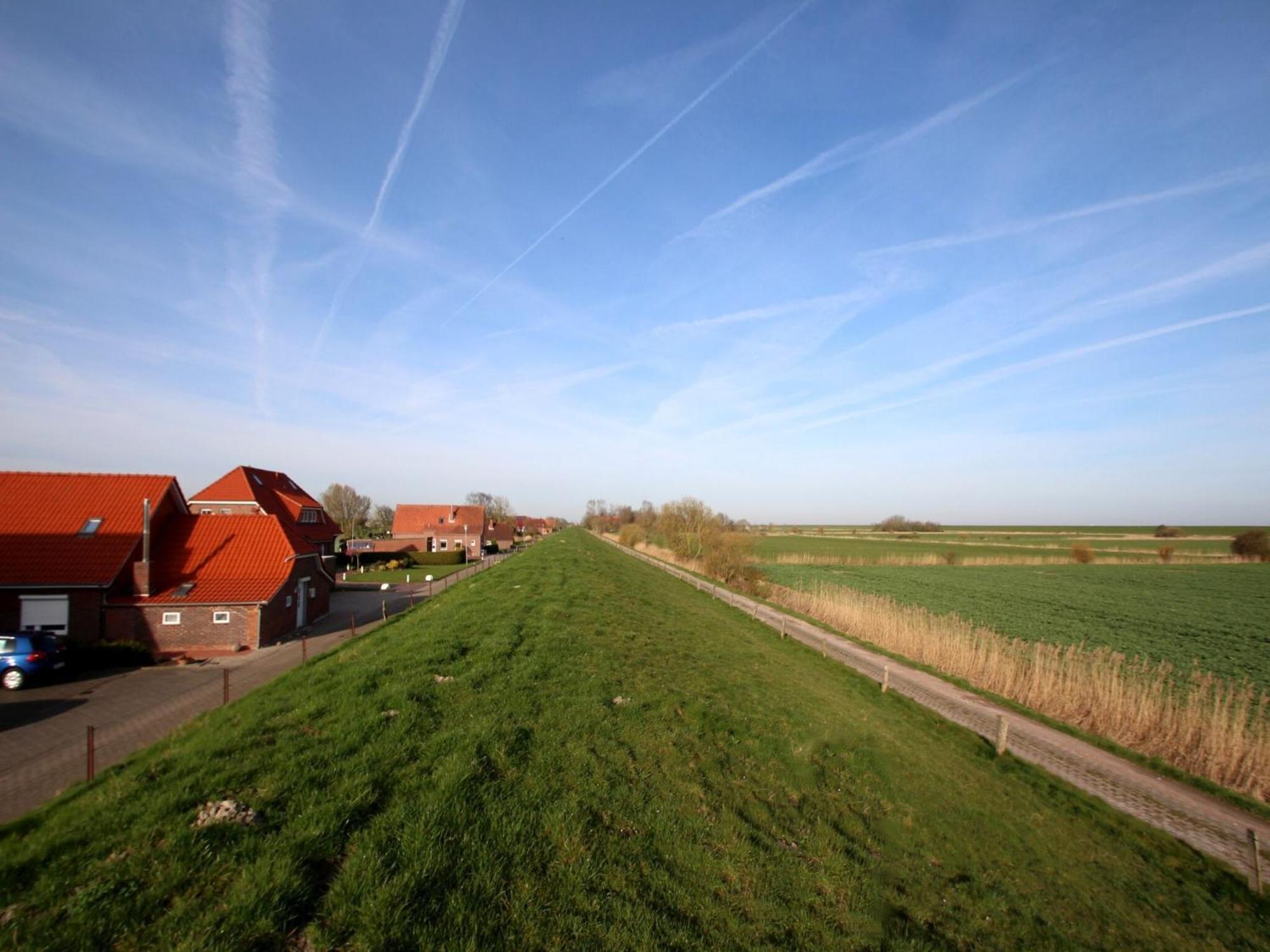 Spacious Apartments With Private Terrace Near The North Sea Dike Neßmersiel Eksteriør bilde